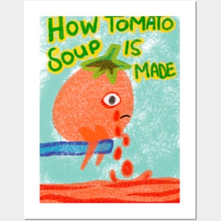 How tomato soup is made Posters and Art